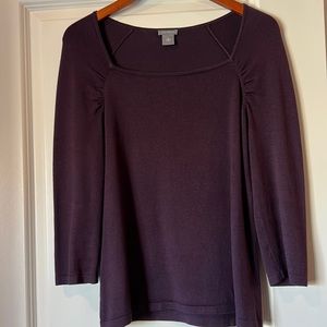 Purple Ann Taylor Knit Sweater M